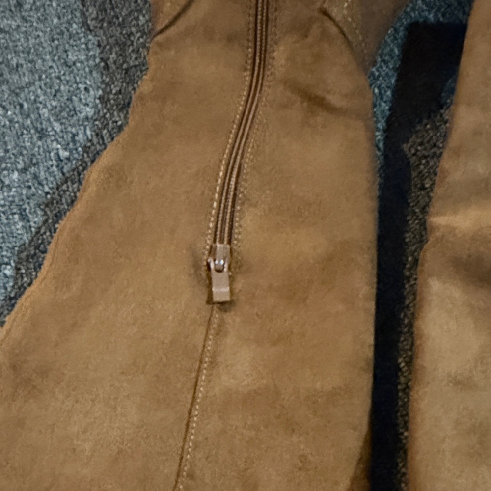 Woman’s Tan Suede Boots - Picture 3 of 5